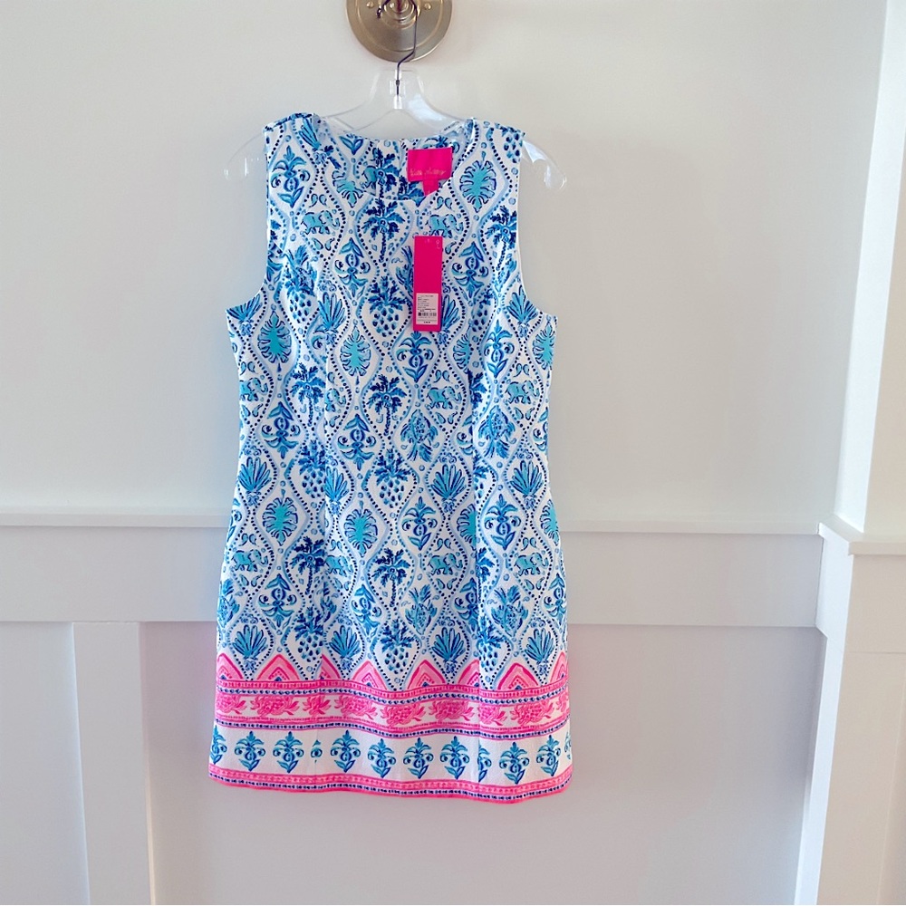 NWT Lilly Pulitzer Mila Stretch Shift Dress, Size 8